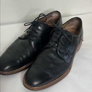 Gordon Rush Size 10.5 Classic Black Leather Men's Shoes